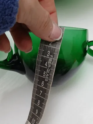 Servizio Punch Murano Vetro Verde