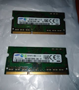4GB de momeria RAM *2x 2GB* DDR3 RAM Samsung