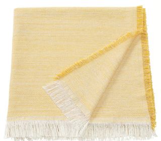 Plaid giallo chiaro Ikea 130x170