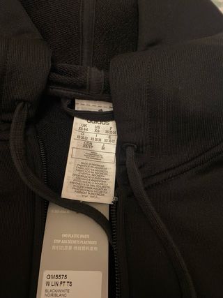 Sudadera Adidas Mujer Cremallera Talla XS