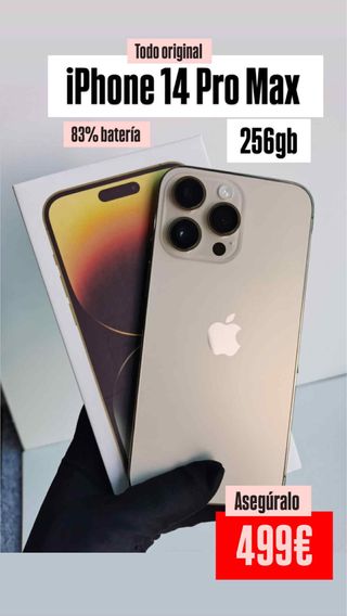 iPhone 14 Pro Max 256GB Oro