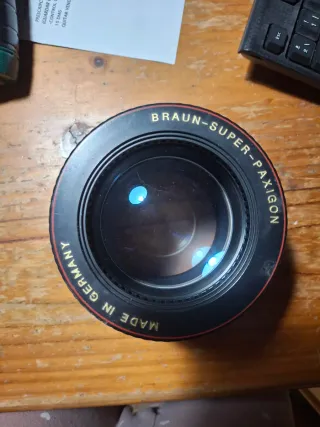 Lente objetivo fotográfico Braun