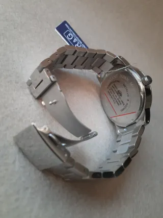 Orologio R&G TIME Quarzo Uomo Nero Argento