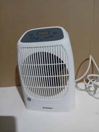 Calefactor SilverCrest Blanco y Gris