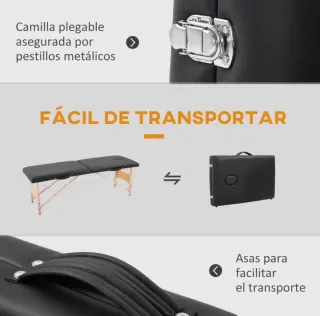 Camilla de masaje plegable profesional
