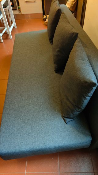 Divano letto Ikea Alvdalen grigio