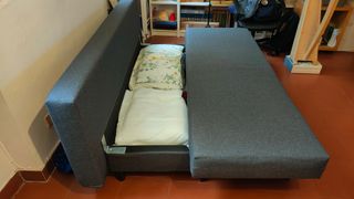 Divano letto Ikea Alvdalen grigio