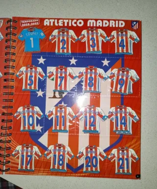 EQUIPO COMPLETO MEGA FÚTBOL MAGNETS ATLÉTICO