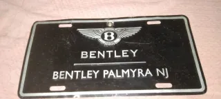 Porta matricula bentley