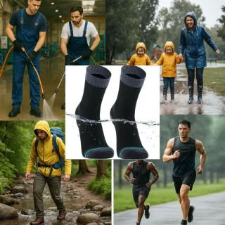 Calcetines impermeables hidrofugos waterproff