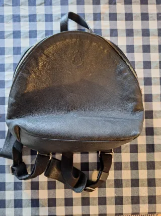 Zaino in pelle nero
