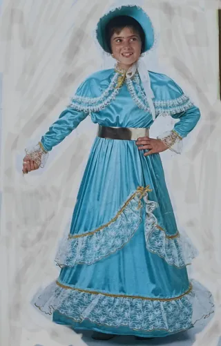 Disfraz de niña talla 6/8 años para carnaval