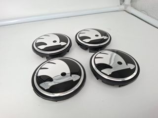 4 Coprimozzi Skoda 65mm Nuovi