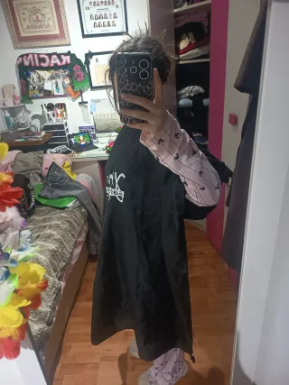 Capa peluquería/maquillaje negra
