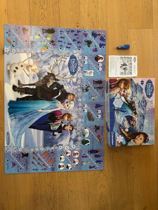 Tappeto Puzzle interattivo Frozen Clementoni
