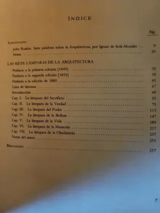 RUSKIN,LAS SIETE LÁMPARAS DE LA ARQUITECTURA