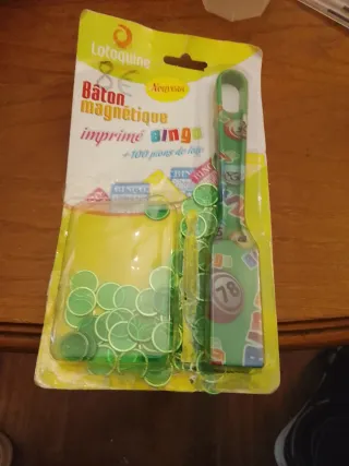 Bacchetta magnetica per tombola + 100 gettoni