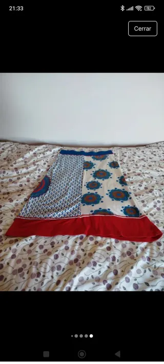 Falda Real Play Estilo Desigual Multicolor