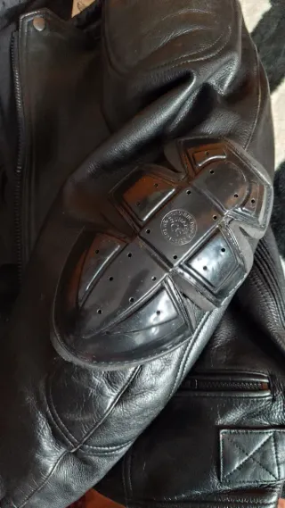 Chaqueta de cuero para moto OSX talla 42