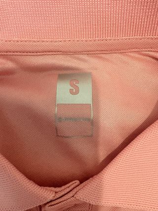 Polo Coral Talla S Mujer/Niña dos botones suave