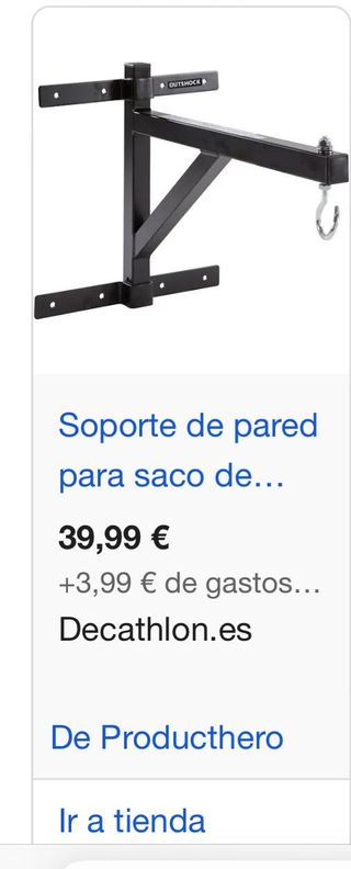 Saco de boxeo kick boxing