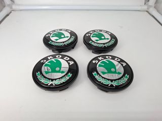 4 coprimozzi Skoda 65mm nuovi