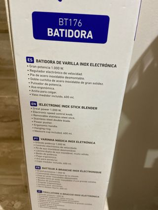 Batidora Jata INOX 1000W