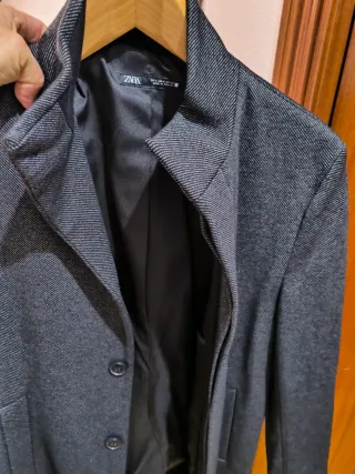 Abrigo Zara gris sin uso, muy elegante