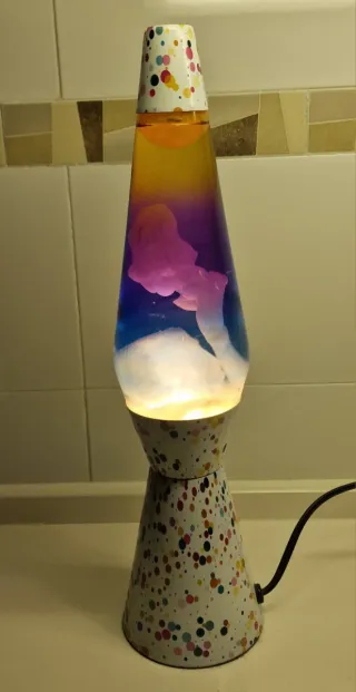 Lámpara Lava Multicolor
