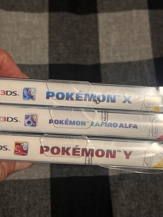 Lote Pokémon X, Y y Zafiro Alfa precintado