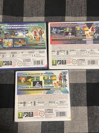 Lote Pokémon X, Y y Zafiro Alfa precintado
