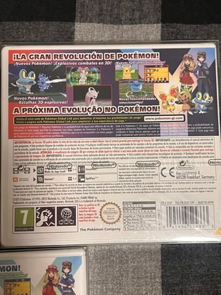 Lote Pokémon X, Y y Zafiro Alfa precintado