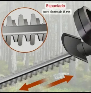 Tagliasiepi Senza Fili 22 Pollici (2 Batterie)