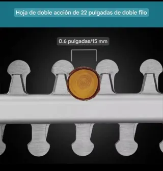 Tagliasiepi Senza Fili 22 Pollici (2 Batterie)