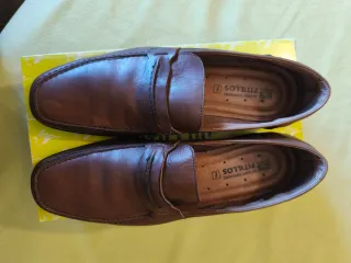 Zapatos Pitillos Marrones