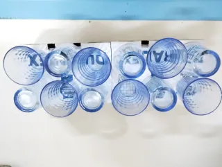 Duralex Prisme Marine 12 bicchieri blu