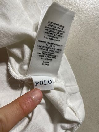 T-shirt Polo Ralph Lauren bianca logo