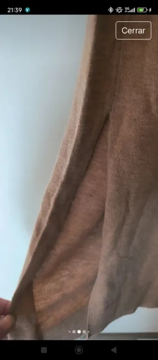 Vestido Lola Casademunt Camel Talla Única