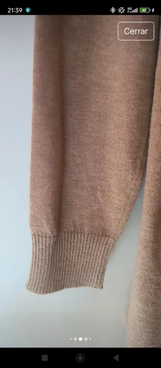 Vestido Lola Casademunt Camel Talla Única