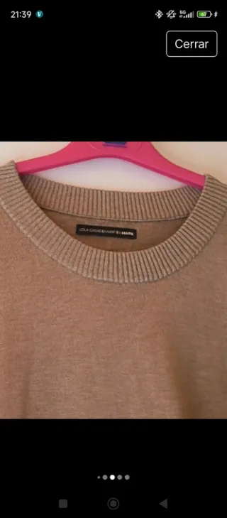 Vestido Lola Casademunt Camel Talla Única