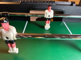 Calcetto pieghevole in legno nero - come nuovo