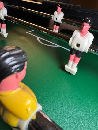 Calcetto pieghevole in legno nero - come nuovo