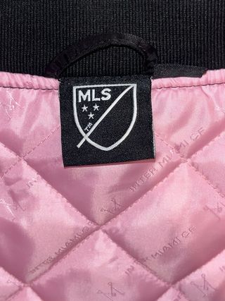 Abrigo MLS Negro y Rosa