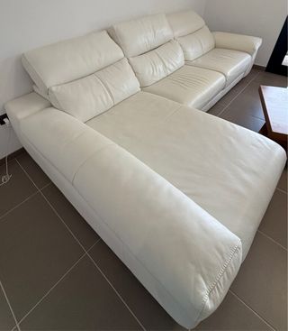 Sofá Polipiel Blanco