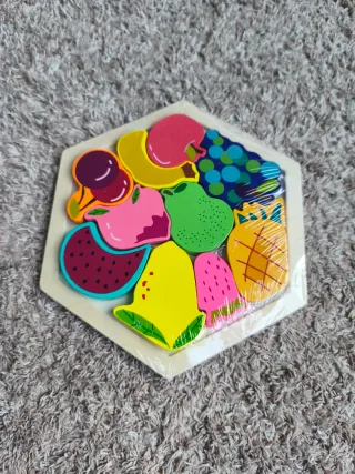 Puzzle de madera frutas apilables