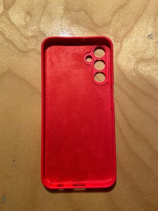 Funda móvil roja samsung A15