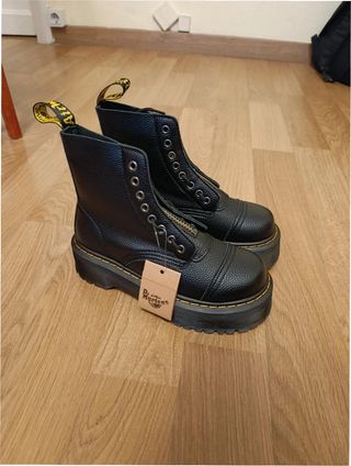 Botas Dr. Martens Cremallera Negra Talla 39