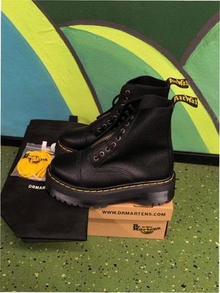 Botas Dr. Martens Cremallera Negra Talla 37