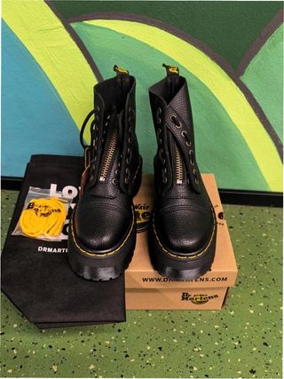 Botas Dr. Martens Cremallera Negra Talla 37