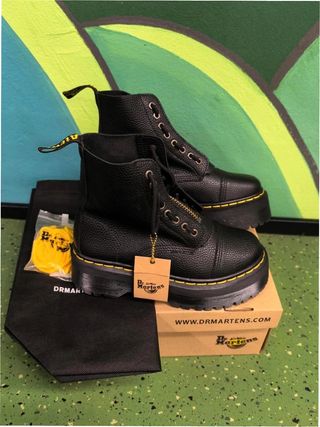 Botas Dr. Martens Cremallera Negra Talla 37
